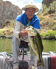 Big bass from Canyon Lake, AZ