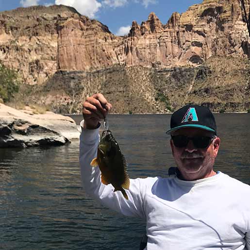 Big Bluegill Are Being Caught at Apache Lake