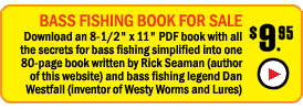 Bass Fishing Book For Sale