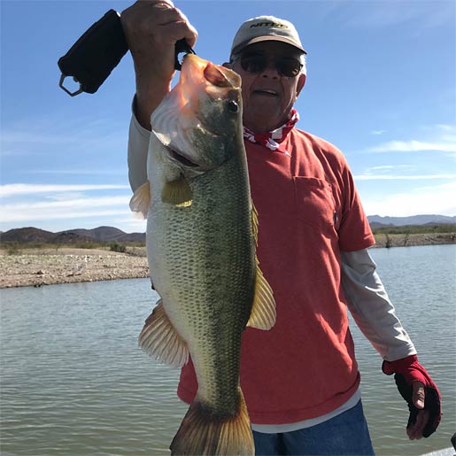Big bass caught by author Rick Seaman