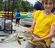 Michigan pike fishing photo