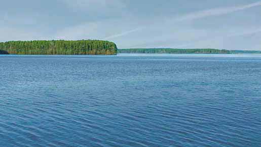 Jordan Lake in North Carolina with boating, camping and shoreline recreation
