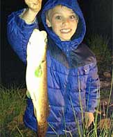 Landon with a Bowfin