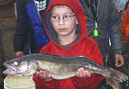 New York Youth with a nice walleye