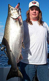 Big salmon from New York waters