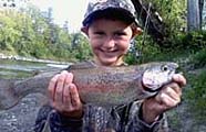 Vermont rainbow trout caught by Chase Stokes